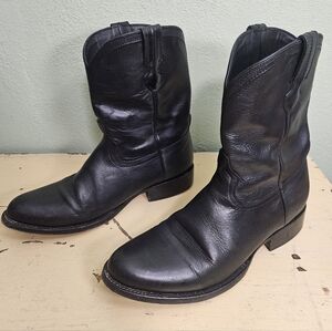 Thursday Boot Company Black Western Roper Boots